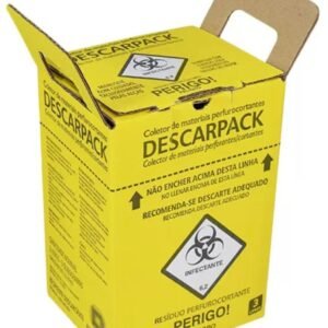 Coletor de Material Perfurocortante DESCARPACK (3-Litros)